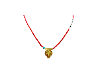Beaded Pomegranate Necklace