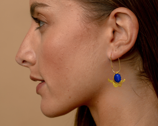 Lapis Drop Earrings