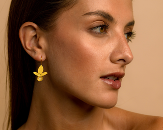 Pearl Flora Earrings