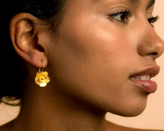 Poppy Flower Earrings