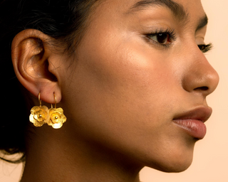 Poppy Flower Earrings