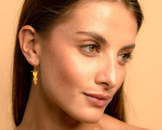 Hittite Spearhead Earrings Earrings Hattus Jewelry 