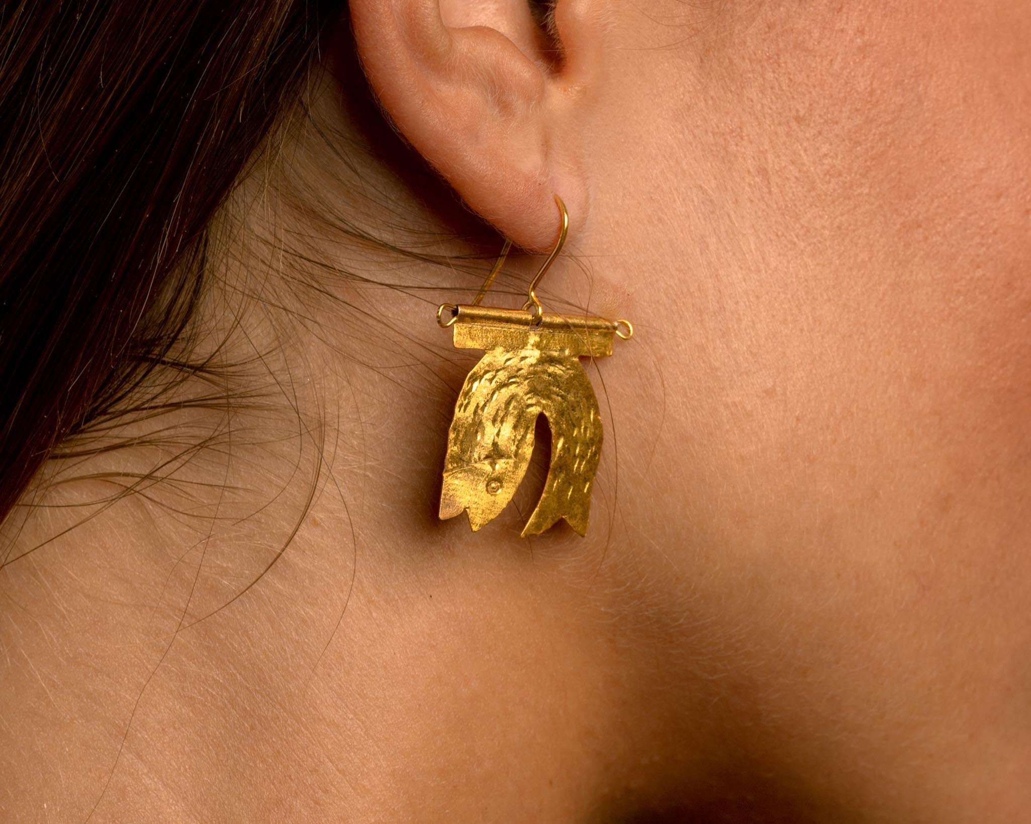 Pisces Earrings Earrings Hattus Jewelry 