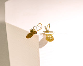 Sun Cross Earrings Earrings Hattus Jewelry 