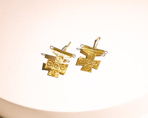 Nicene Cross Earrings Earrings Hattus Jewelry 