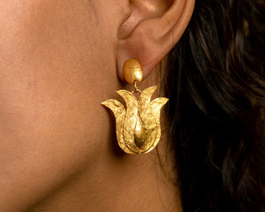 Imperial Tulip Earrings Earrings Hattus Jewelry 