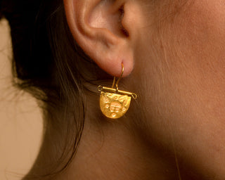 Patara Cross Earrings Earrings Hattus Jewelry 